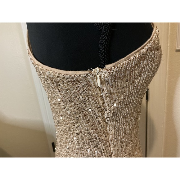 Better Be Sequin One Shoulder Cutout‎ Mini Dress Party Cocktail M - Picture 3 of 6